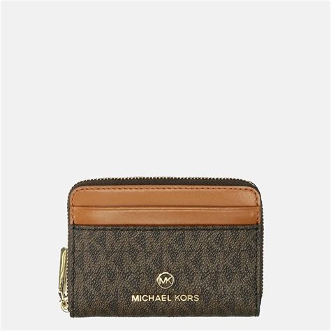 michael kors portomonee grijs|Michael Kors pasjes.